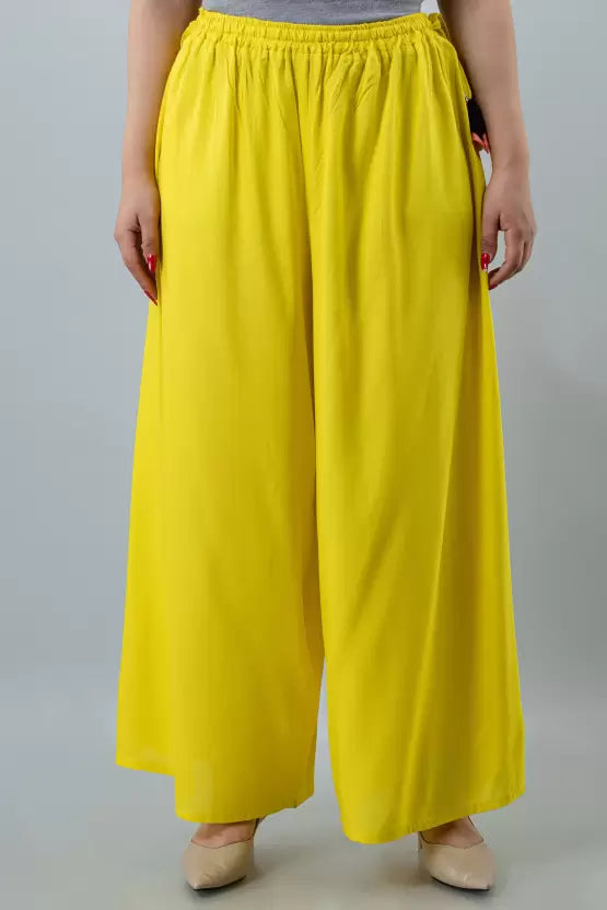 KANCHUK RAYON D YELLOW PALAAZOS