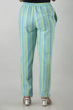 KANCHUK KHADI GREEN YELLOW PANTS