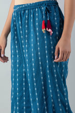 KANCHUK RAYON PRINTED LIGHT BLUE PALAZZOS