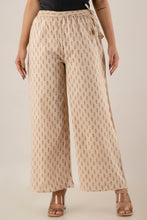 KANCHUK PRINTED KHADI BEAGE PALAZZOS