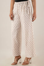 KANCHUK PRINTED KHADI OFFWHITE PALAZZOS