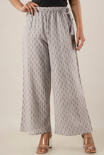 KANCHUK PRINTED KHADI GREY PALAZZOS