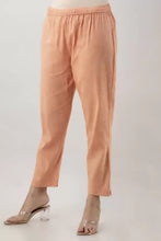 KANCHUK CHECK PRINT COTTON PANTS