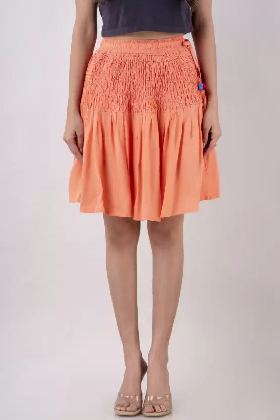 KANCHUK CE SHORT SKIRTS CORAL