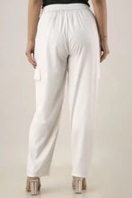 KANCHUK CARGO WHITE PANTS