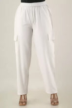 KANCHUK CARGO WHITE PANTS