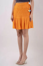 KANCHUK CE SHORT SKIRT ORANGE
